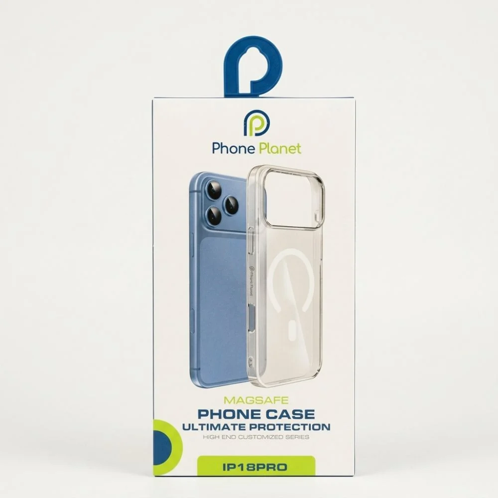 Phone Planet Magnetic Case for iPhone 18 Pro (Clear)