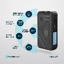 Powerology 27000mAh Solar Wireless Charging Power Bank PD 20W (Black)