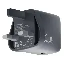 Powerology Voltflow 45W AVS GaN Wall Charger With C-C Cable (Gray)