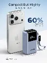 UGREEN Nexode Power Bank 10000mAh 55W 2 Ports Built-in Cable