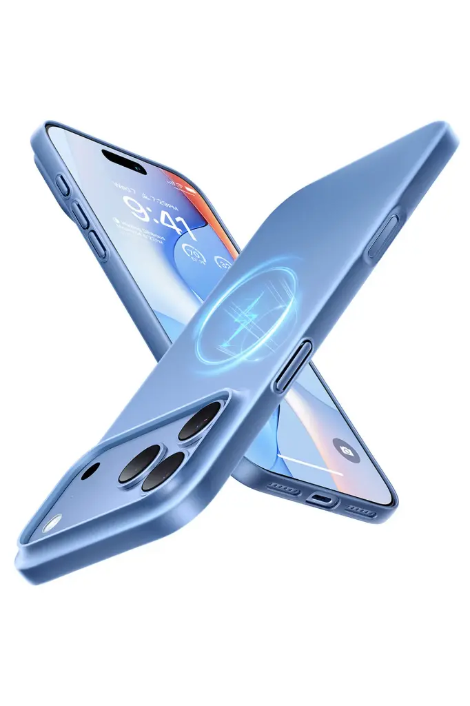 Torras OriginFit-Mag Case for iPhone 18 Pro Max (Light Blue)