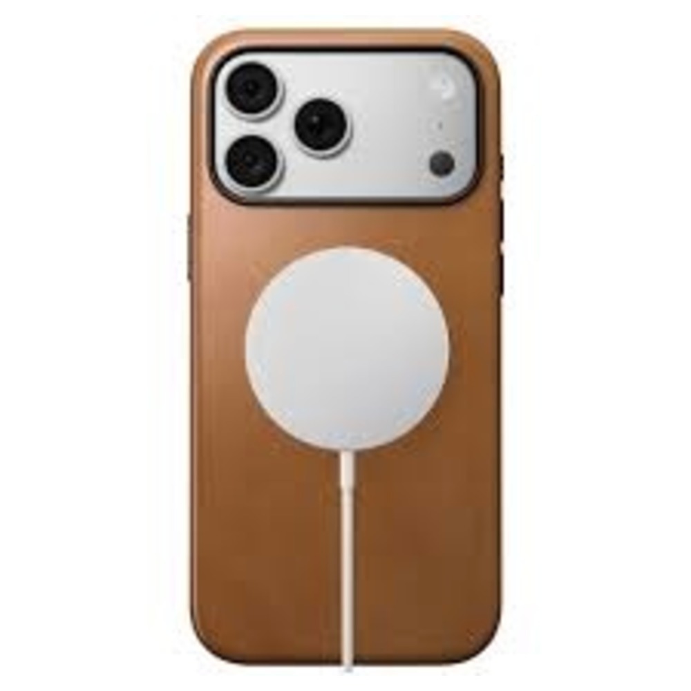 Nomad Modern Leather Case for iPhone 18 Pro (English Tan-C)