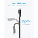 Anker Powerline+ II Lightning 0.9m/3ft C89 (Black)