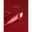 Anker Powerline+ II Lightning 0.9m/3ft C89 (Red)