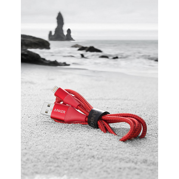 Anker Powerline+ II Lightning 0.9m/3ft C89 (Red)