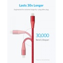 Anker Powerline+ II Lightning 1.8m/6ft C89 (Red)
