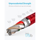 Anker Powerline+ II Lightning 1.8m/6ft C89 (Red)