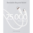 Anker PowerLine III Flow USB-C to Lightning 1.8m/6ft (White)