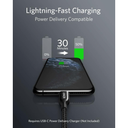 Anker Powerline+ III USB-C to Lightning Cable 1.8M (Black)