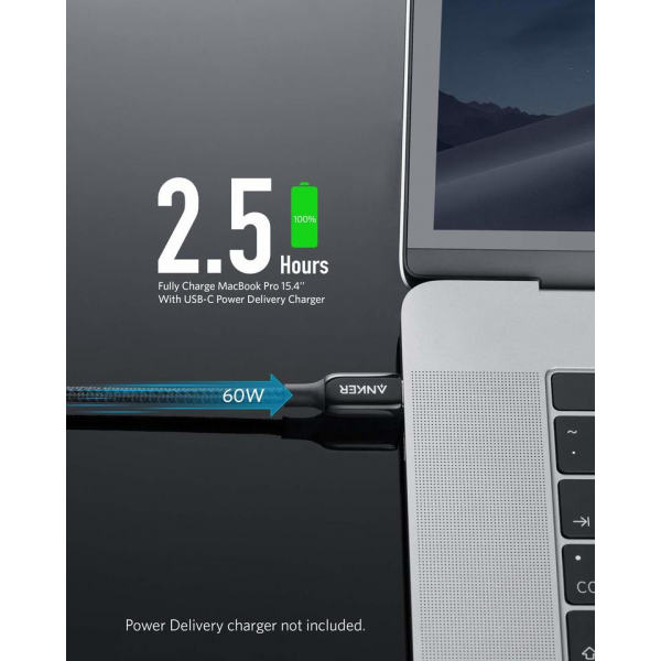 Anker Powerline+ III USB-C Cable 0.9M (Black)
