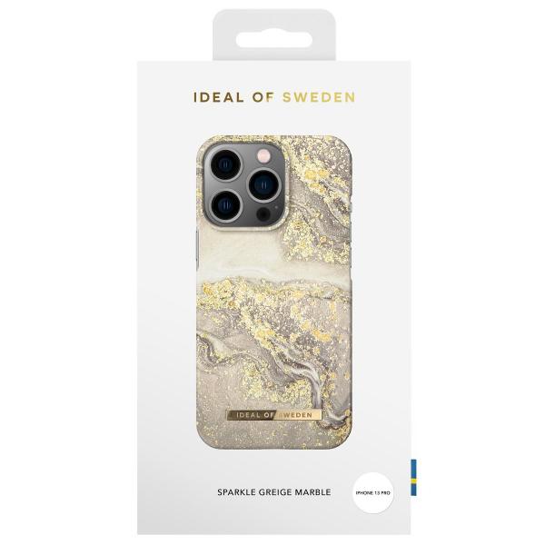 Ideal of Sweden Fashion Case for iPhone 13 Pro (Sparkle Greige Marble)