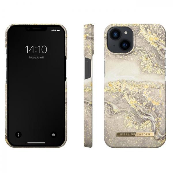 Ideal of Sweden Fashion Case for iPhone 13 (Sparkle Greige Marble)