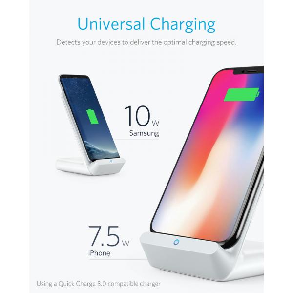 Anker Power Wave 7.5 Fast Wireless Charging Stand