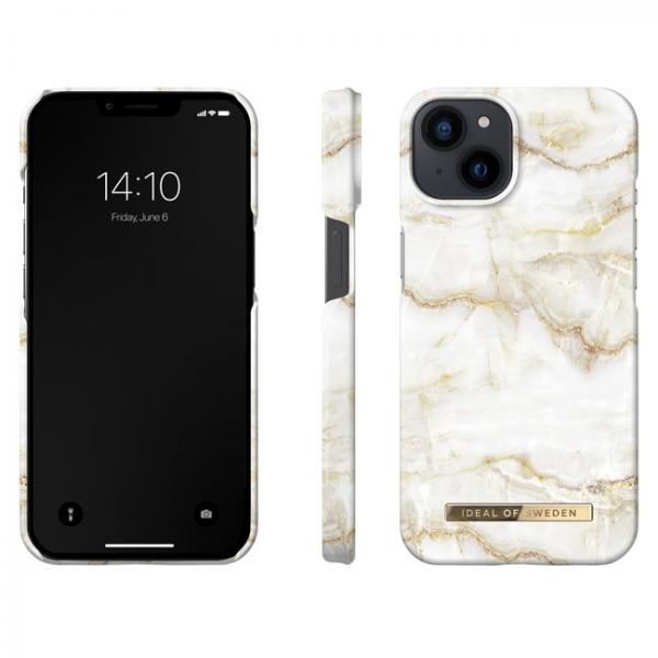 Ideal of Sweden Fashion Case for iPhone 13 (Golden Pearl Marble)