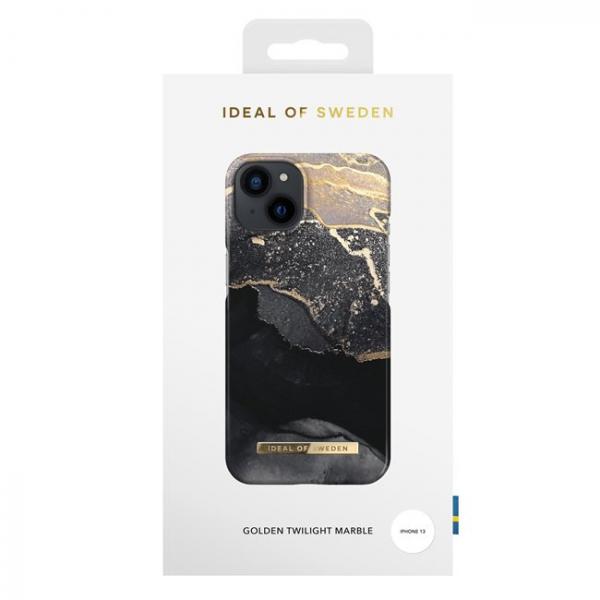 Ideal of Sweden Fashion Case for iPhone 13 (Golden Twilight Marble)