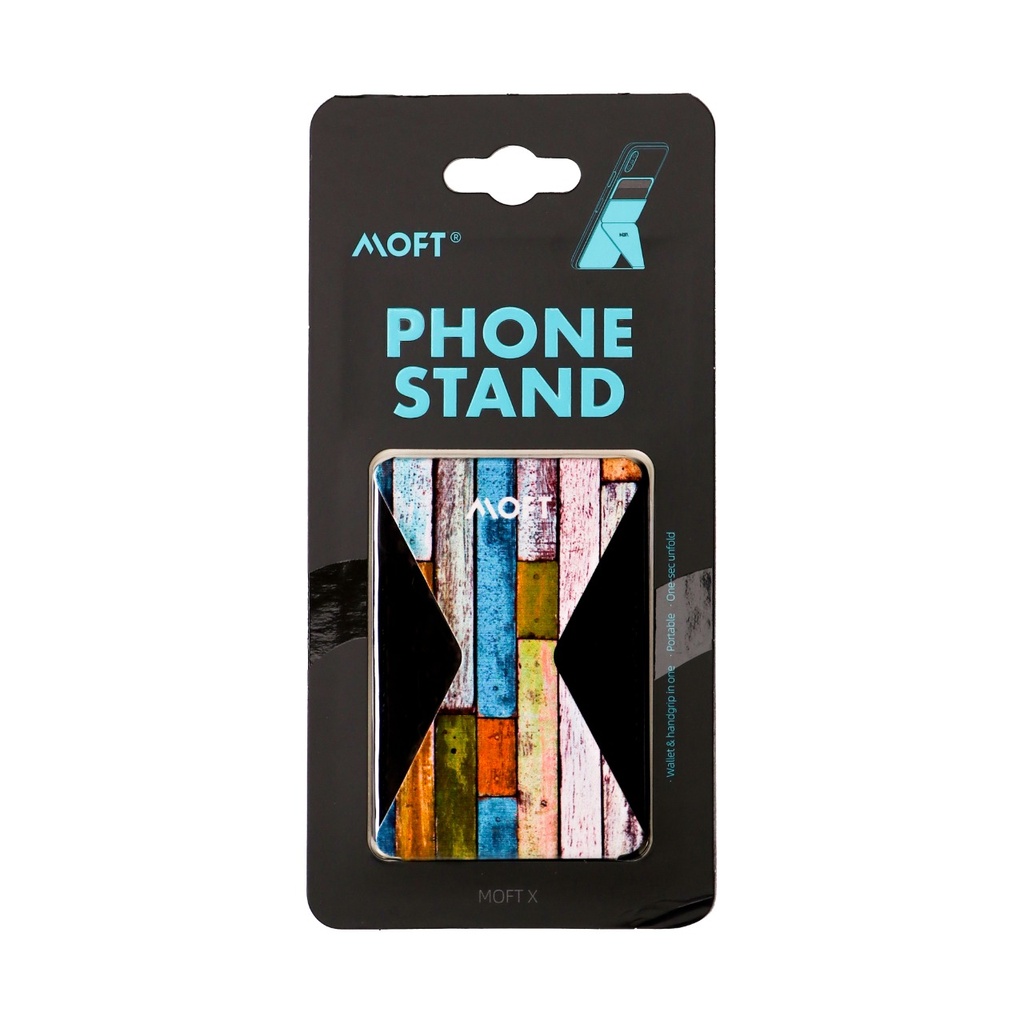 Moft X Phone Stand with Card Holder (Rustic)