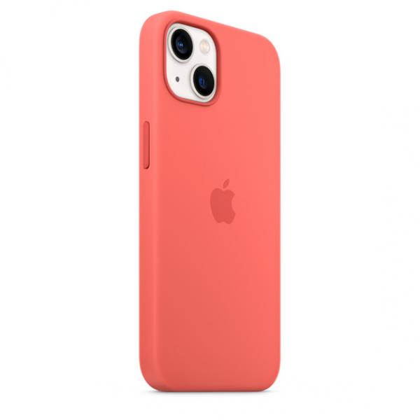 Apple Silicone with Magsafe for iPhone 13 Mini (Pink Pomelo)