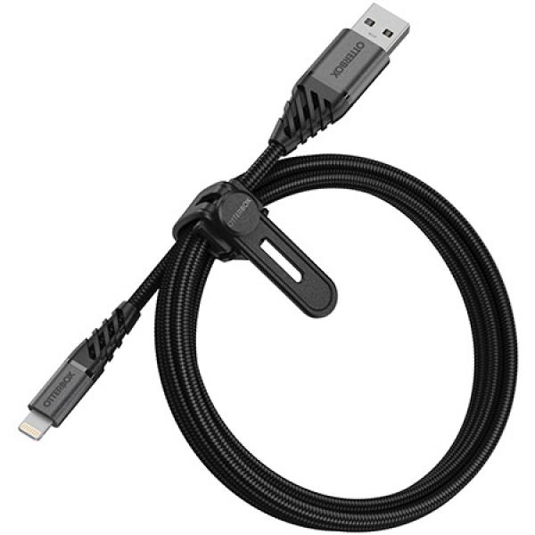 Otterbox Lightning to USB-A Premium Cable 1m (Black)