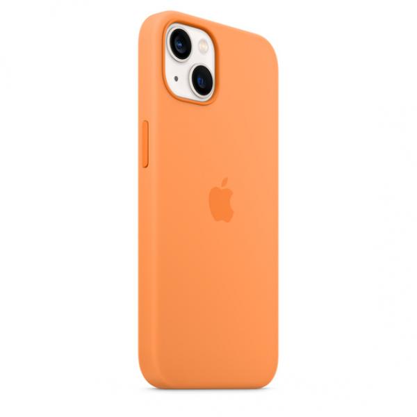 Apple Silicone with Magsafe for iPhone 13 (Marigold)