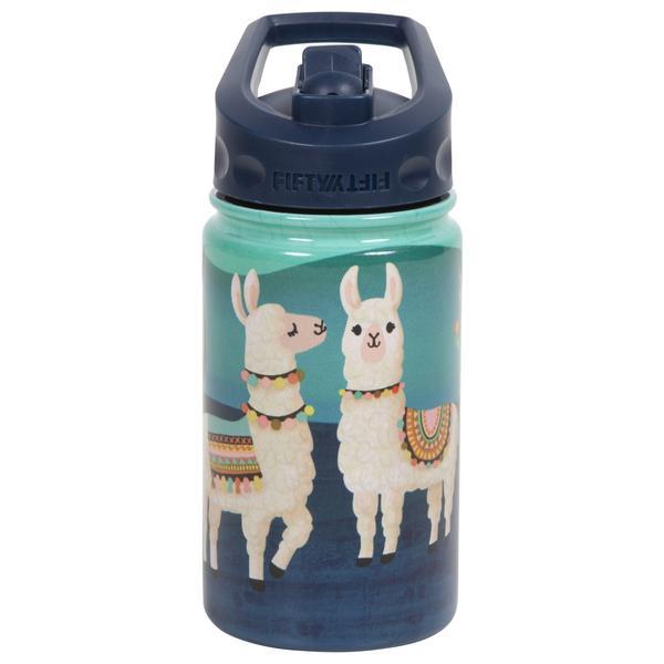 Fifty Fifty Kids Bottle Straw Lid 350ML (Llama)