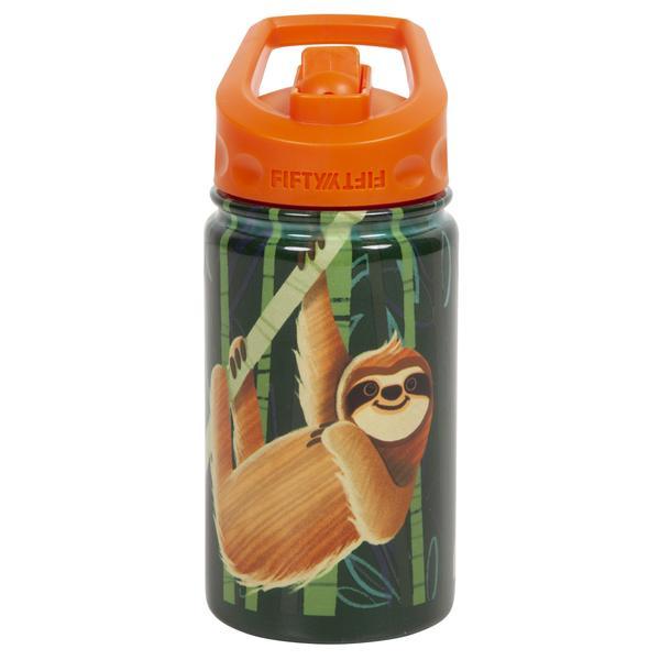 Fifty Fifty Kids Bottle Straw Lid 350ML (Sloth)