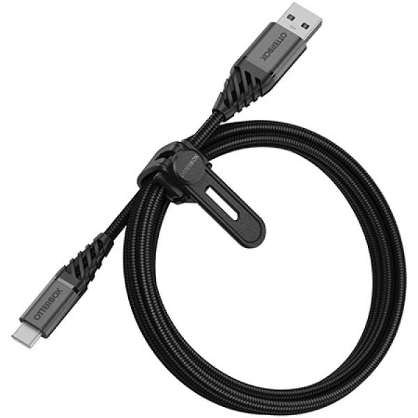 Otterbox USB-C to USB-A Premium Cable 2m (Black)