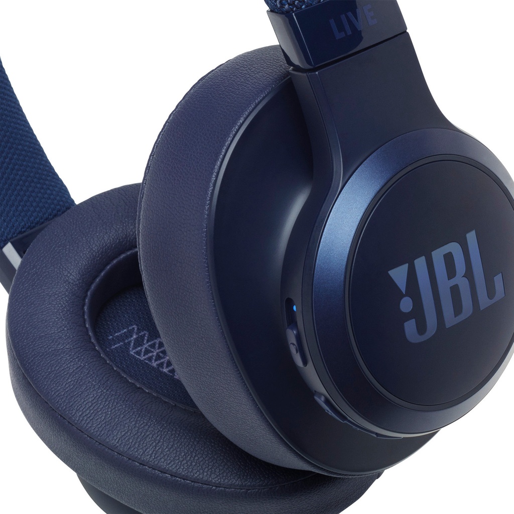 JBL Live 500BT Wireless Over-Ear Headphones (Blue)