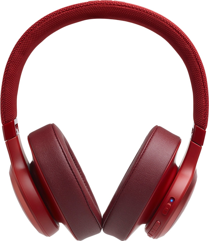 JBL Live 500BT Wireless Over-Ear Headphones (Red)