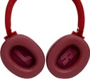 JBL Live 500BT Wireless Over-Ear Headphones (Red)