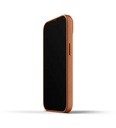 Mujjo Full Leather Wallet Case for iPhone 13 (Tan)