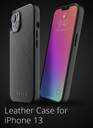 Mujjo Full Leather Case for iPhone 13 (Black)