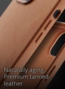 Mujjo Full Leather Case for iPhone 13 (Tan)