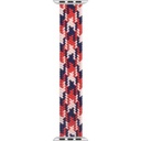 WIWU Braided Solo Loop Watchband For iWatch 42-44mm / L:155mm (Pink/Red/Blue)