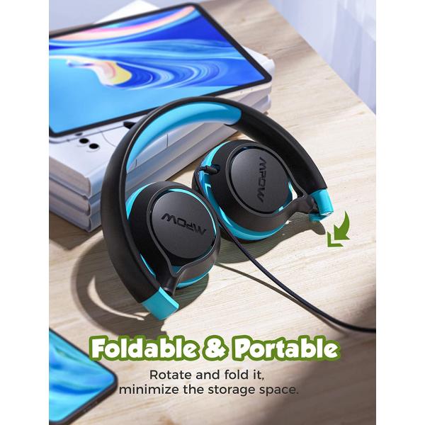 Mpow Che1 Kid's Wired Headset (Navy)