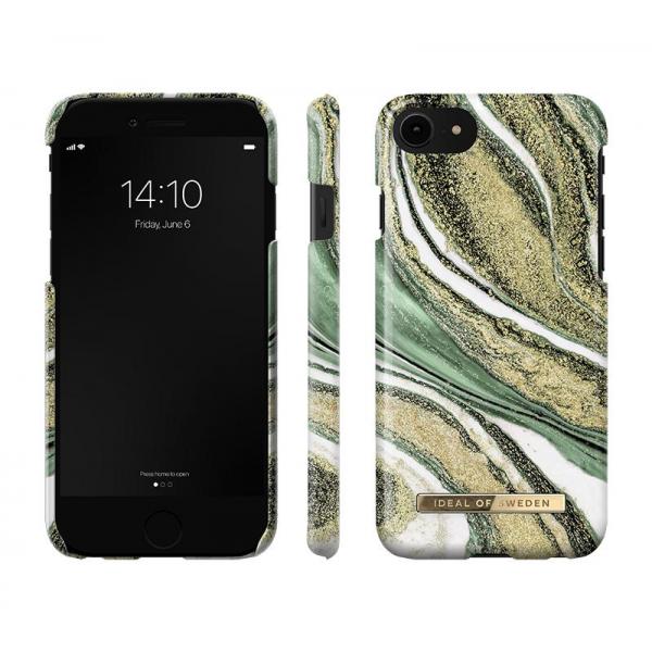 iDeal Of Sweden for iPhone SE (Cosmic Green Swirl)