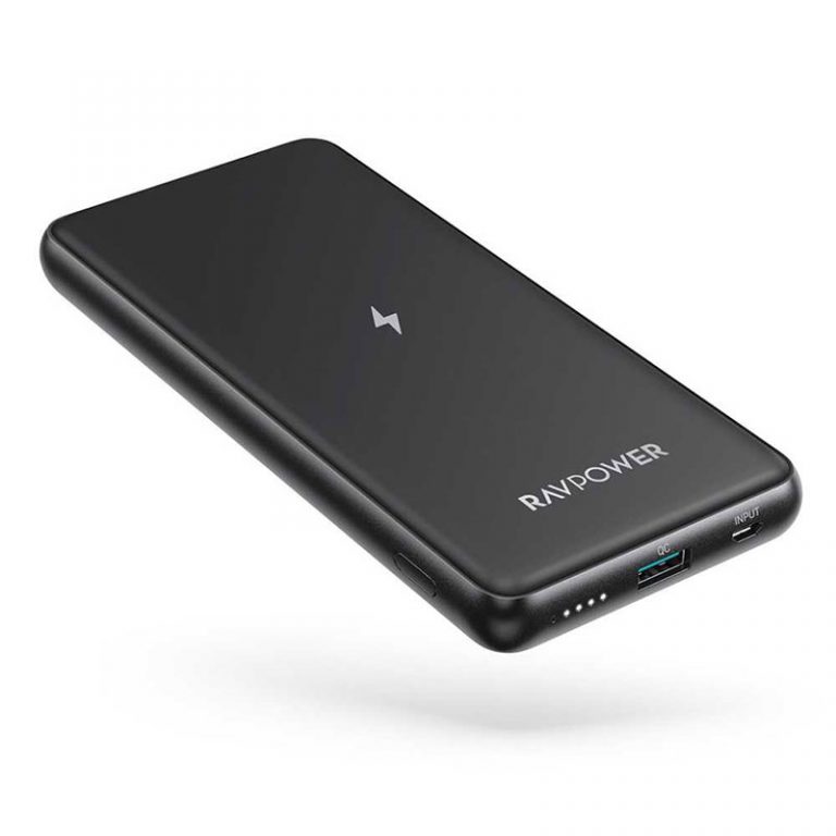 RAVPower 10000mAh 10W Wireless Charger (Black)