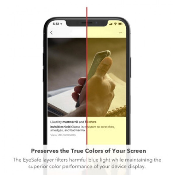 ZAGG Invisible Shield Glass+VisionGuard Screen Protector for iPhone Xr