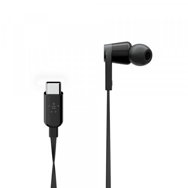 Belkin Rockstar Headphones with USB-C Connector (Black)