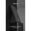 Momax Q.Power Touch Wireless Battery 10000mAh with Lightning Cable (Dark Grey)