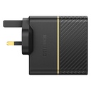 Ottterbox Wall Charger 50W 2 USB-C Ports (Black)