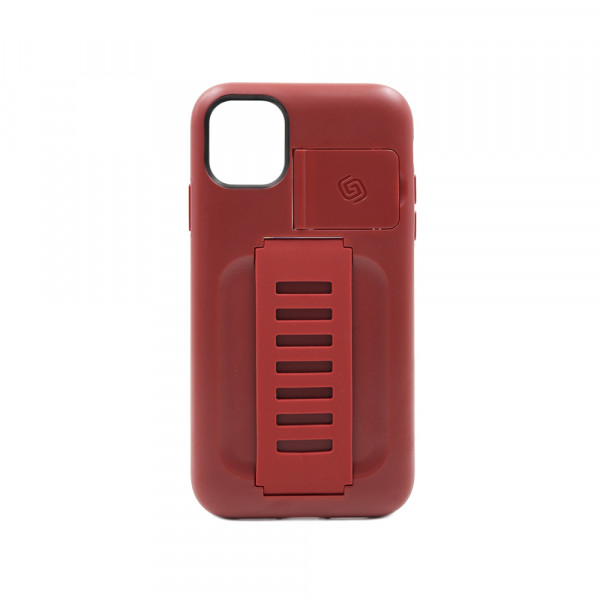 Grip2u BOOST Case with Kickstand for iPhone 11 (Maroon)