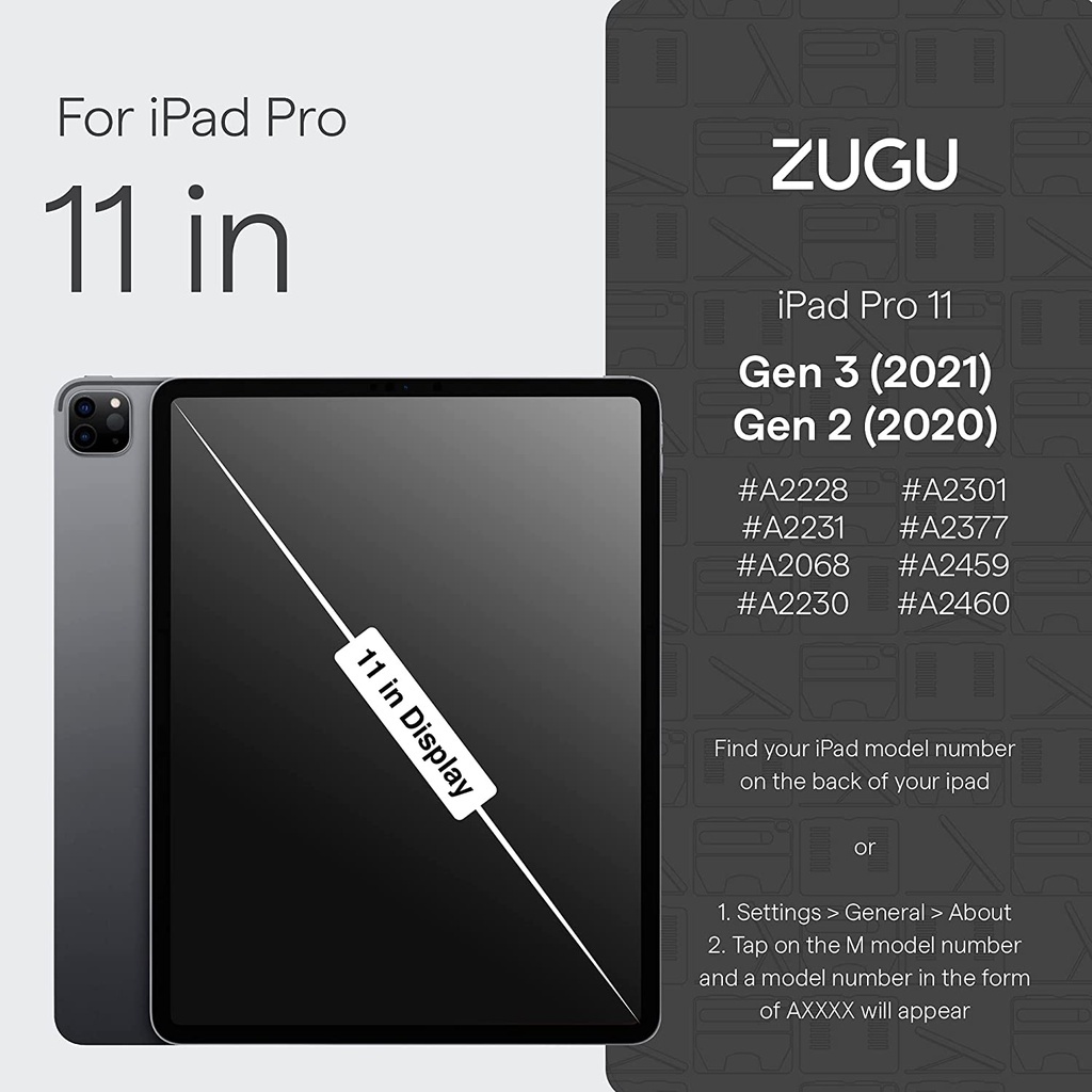 ZUGU Case for iPad Pro 11" (Red)
