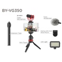 BOYA Smartphone Vlogger Kit Plus with Mic, LED light and Accessories