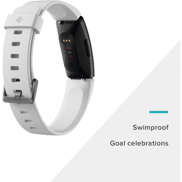 Fitbit Inspire HR Fitness Tracker (Black/White) EOL