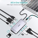 Choetech HUB-M15 9 in 1 USB C Adapter with 4K HDMI