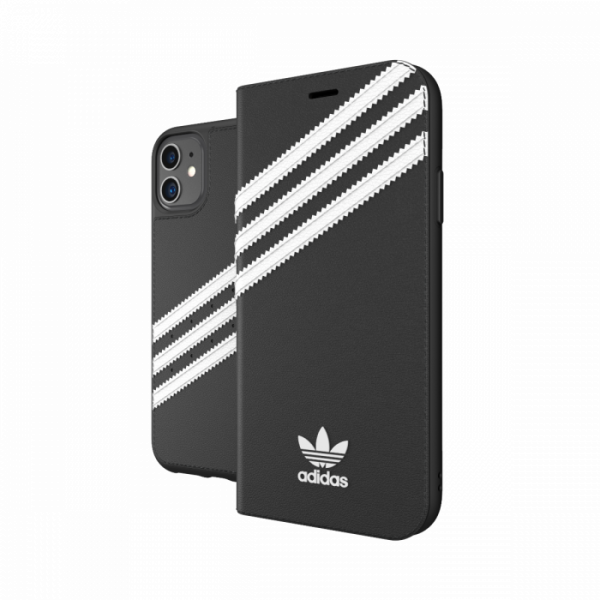 Adidas 3-Stripes Booklet for iPhone 12 Pro Max (Black)