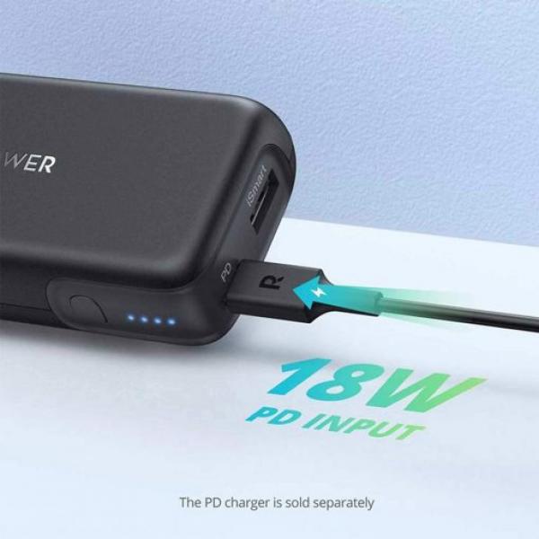 RAVPower Pioneer 29W 2-Port Power 10000mAh  Bank (Black)