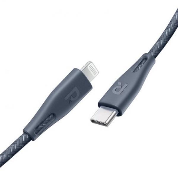 RAVPower Nylon Type-C to Lightning Cable 1.2m (Grey)