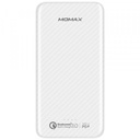 MOMAX iPower Minimal PD Quick Charge External Battery Pack 10000mAh (White)