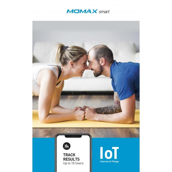 Momax HeaIth Tracker IoT Body Scale (White)